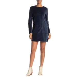 Frye Melissa Navy Suede Dress